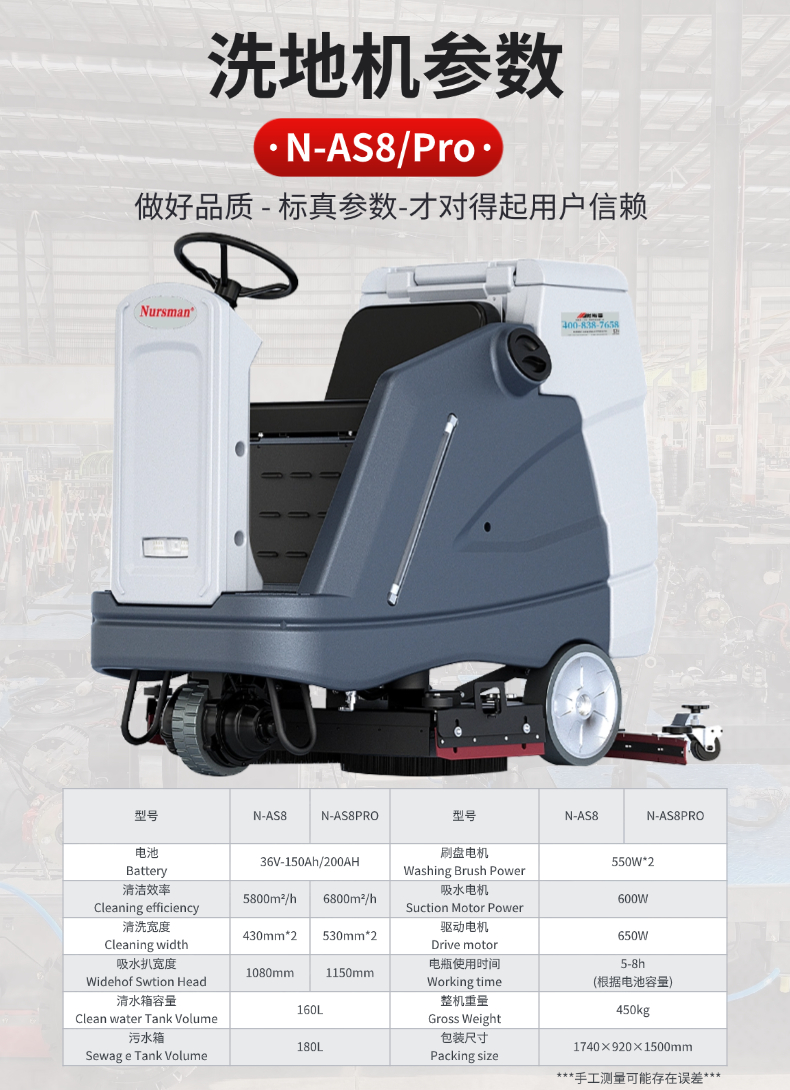 Nursman诺斯曼AS8大型驾驶洗地机(图10) 诺斯曼AS8Pro驾驶洗地机详情 (9).jpg