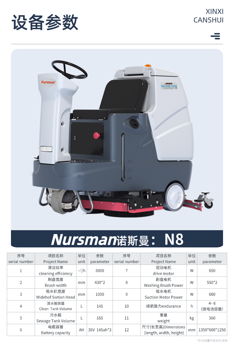 诺斯曼 N-8中型驾驶洗地机后驱(pic13)