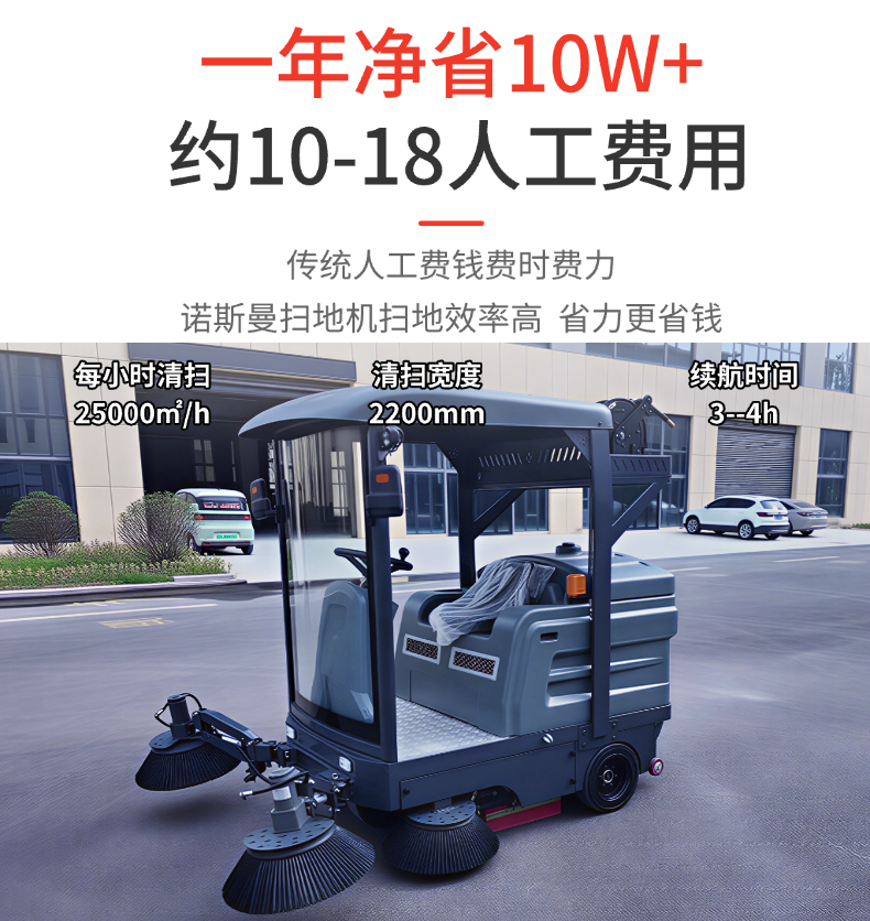 诺斯曼NS6五刷半封闭扫地机(pic5) 诺斯曼NS6五刷半封闭扫地机(pic5)