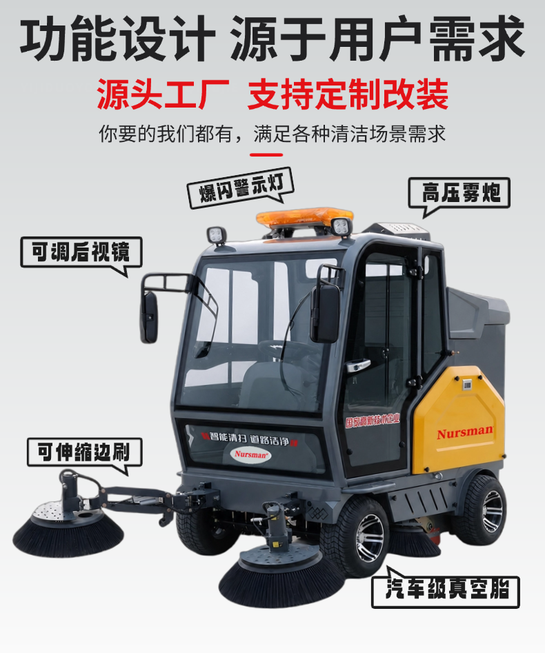 诺斯曼NS12四轮全封闭扫地机(pic7) 诺斯曼NS12四轮全封闭扫地机(pic7)
